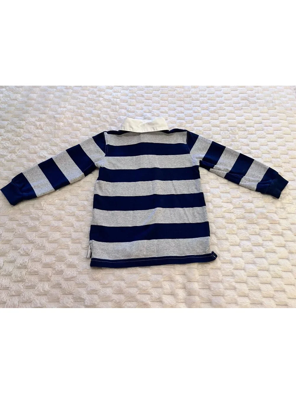 Carter’s Boys Long Sleeve Rugby Polo Shirt 2-pk Set, Striped & Collared (3T)